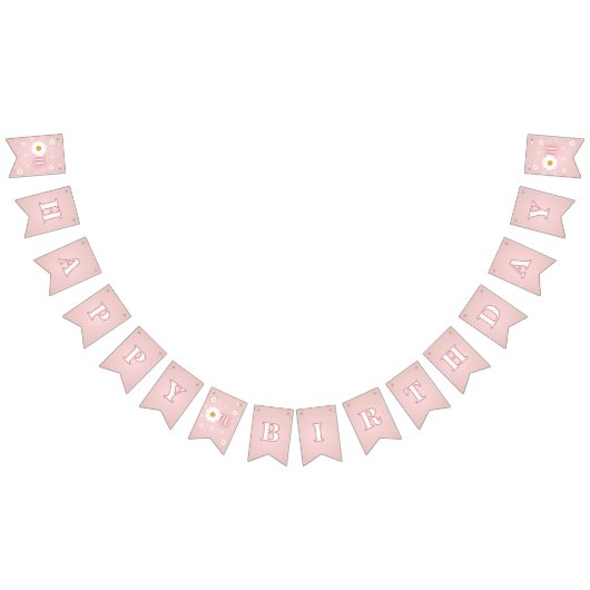 Daisy 1st Birthday Vlaggetjes (Alle)