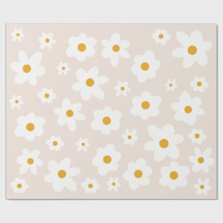 Daisy 1st Birthday Wrapping Paper Cadeaupapier