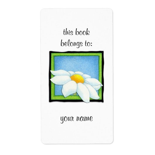 Daisy 2 Boekplaat Label (Voorkant)