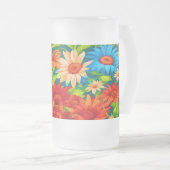 Daisy Abstract #5 - Matglas Bierpul (Voorkant rechts)