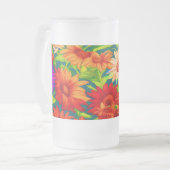 Daisy Abstract #5 - Matglas Bierpul (Voorkant links)