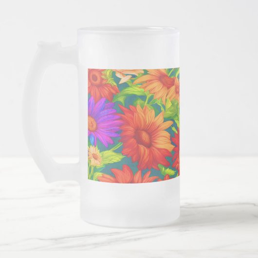 Daisy Abstract #5 - Matglas Bierpul (Links)