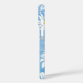 Daisy Abstract op blauw Case-Mate iPhone Case (Achterkant / Links)