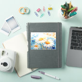 Daisy achtergronden schilderen sticker (iPad Cover)