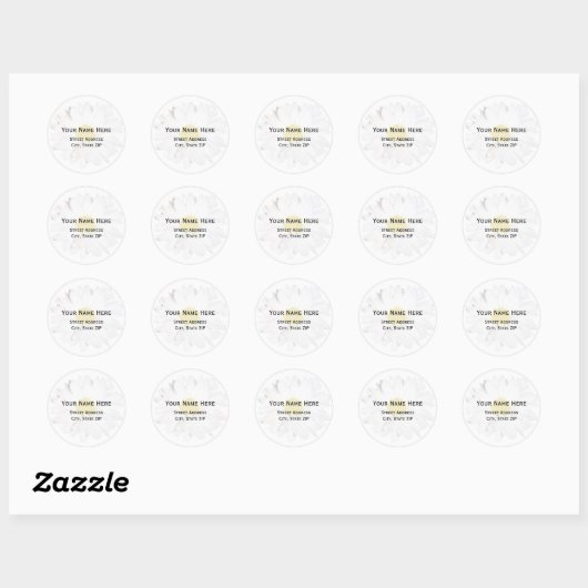 Daisy Address Label (Vel)