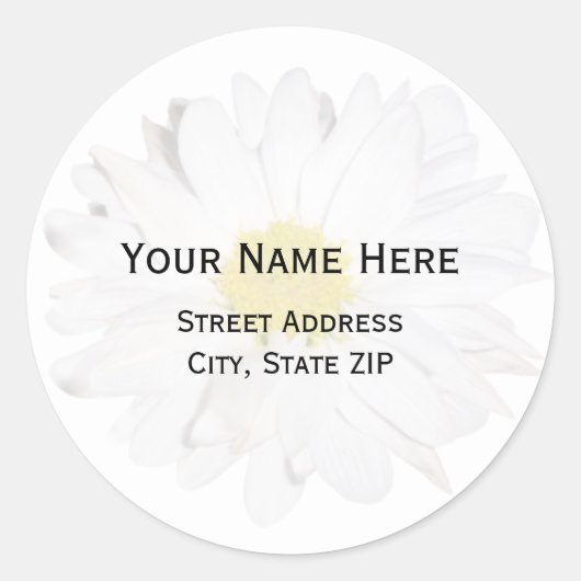 Daisy Address Label (Voorkant)