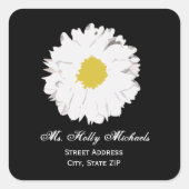 Daisy Address Label Sticker (Voorkant)