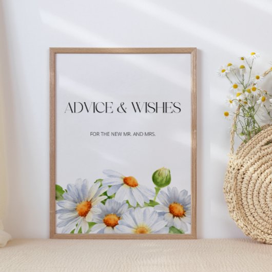 Daisy advies en wensen voor Passen getrouwd Poster