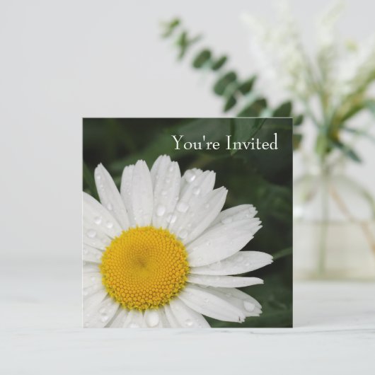Daisy All Occasion Event Invitation Kaart (Staand voorkant)
