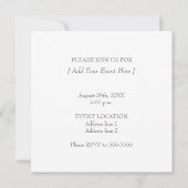 Daisy All Occasion Event Invitation Kaart (Achterkant)