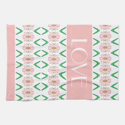 Daisy als floral theedoek (Horizontaal)