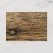 Daisy and Barn Wood Country Wedding Reception Kaar Informatiekaartje (Achterkant)