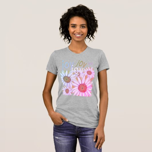 Daisy and Daffodils: Floral Dreams of Joy T-Shirt (Voorkant volledig)