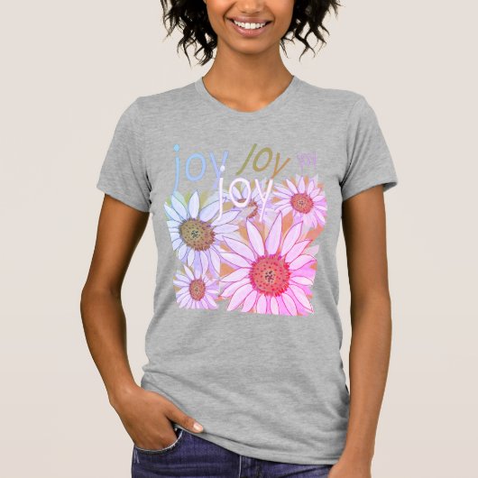 Daisy and Daffodils: Floral Dreams of Joy T-Shirt (Voorkant)