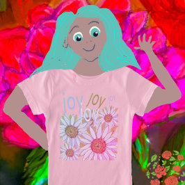 Daisy and Daffodils: Floral Dreams of Joy T-Shirt