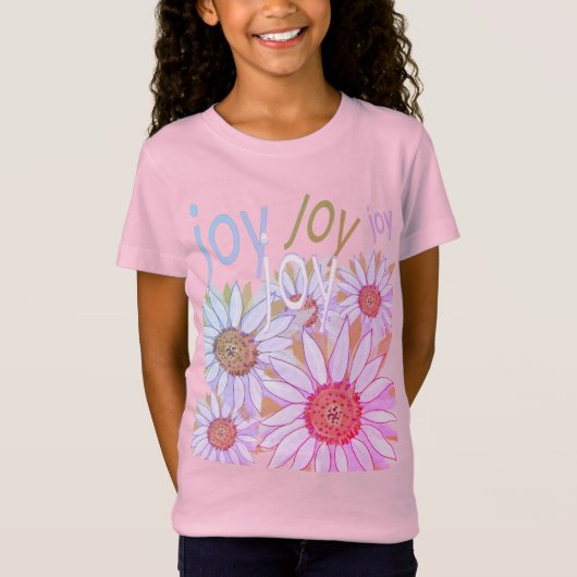 Daisy and Daffodils: Floral Dreams of Joy T-Shirt (Voorkant)