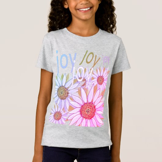 Daisy and Daffodils: Floral Dreams of Joy T-Shirt (Voorkant)