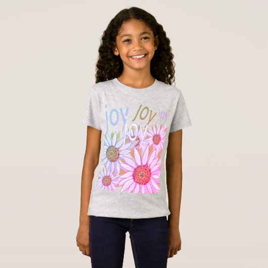 Daisy and Daffodils: Floral Dreams of Joy T-Shirt (Voorkant volledig)