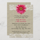 Daisy and Lace Vrijgezellenfeest Kaart (Voorkant / Achterkant)