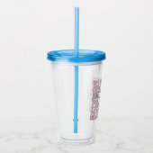 Daisy and Peace Makers Slogan Acryl Drinkbeker (Rechts)