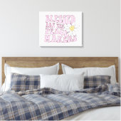 Daisy and Peace Makers Slogan Canvas Afdruk (Insitu (Slaapkamer))
