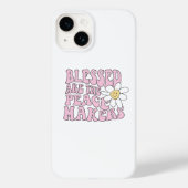 Daisy and Peace Makers Slogan Case-Mate iPhone Case (Achterkant)
