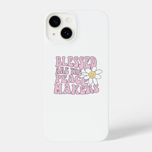Daisy and Peace Makers Slogan iPhone Hoesje (Achterkant)