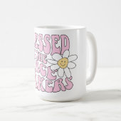 Daisy and Peace Makers Slogan Koffiemok (Voorkant rechts)