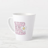 Daisy and Peace Makers Slogan Latte Mok (Linkerhoek)