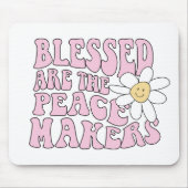 Daisy and Peace Makers Slogan Muismat (Voorkant)