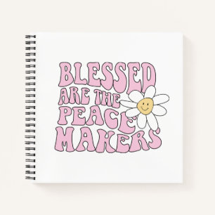 Daisy and Peace Makers Slogan Notitieboek
