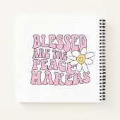 Daisy and Peace Makers Slogan Notitieboek (Achterkant)