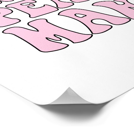 Daisy and Peace Makers Slogan Poster (Hoek)