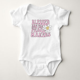Daisy and Peace Makers Slogan Romper