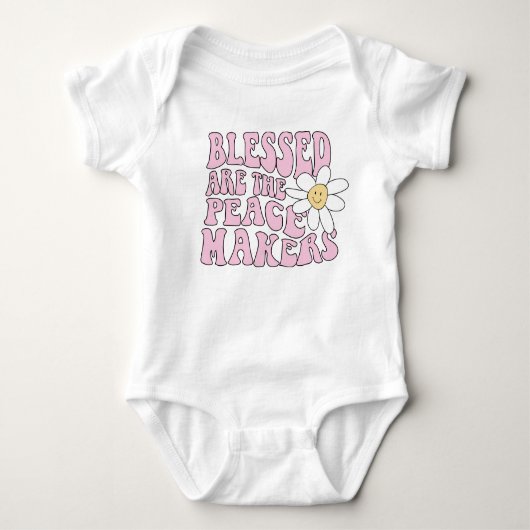 Daisy and Peace Makers Slogan Romper (Voorkant)