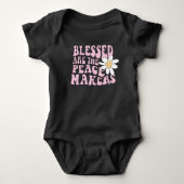 Daisy and Peace Makers Slogan Romper (Voorkant)