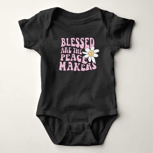 Daisy and Peace Makers Slogan Romper (Voorkant)