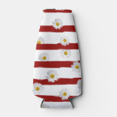 Daisy and Red Stripes Koelbox Flesjeskoeler (Voorkant)