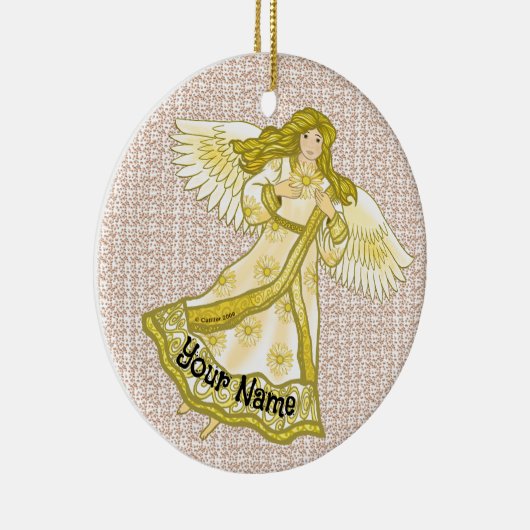 Daisy angel-ornament keramisch ornament (Rechts)