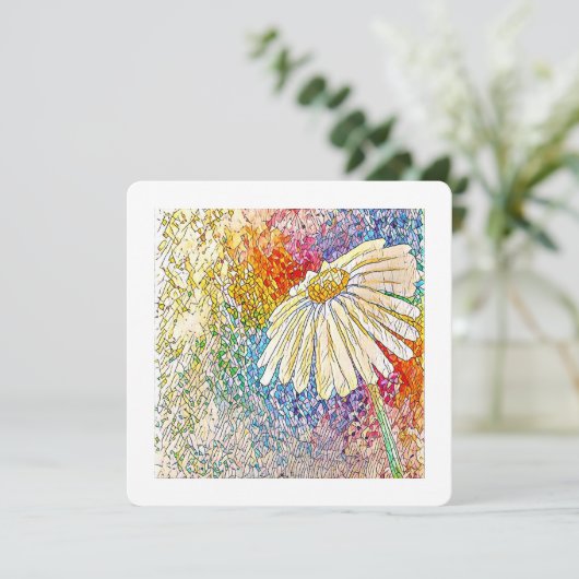 Daisy Art Kaarten (Staand voorkant)
