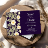 Daisy Art Nouveau bruiloft Save The Date