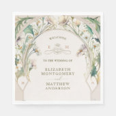  Daisy Art Nouveau van Alphonse Mucha Servet (Voorkant)