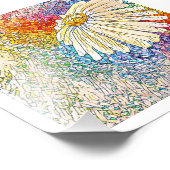 Daisy Art Print Foto Afdruk (Hoek)