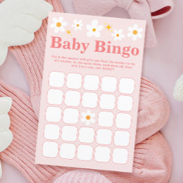 Daisy Baby in bloei lente Baby shower bingogame
