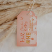 Daisy Baby in Bloom Bloemen Meisje Boho Wild One Cadeaulabel