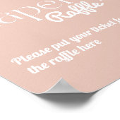 Daisy Baby in bloom Boho Girl Baby shower diaper Poster (Hoek)