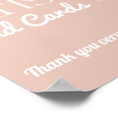 Daisy Baby in bloom Boho Girl Baby Shower gift Poster (Hoek)