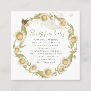 Daisy Baby in Bloom Books for Baby Wildflower Informatiekaartje