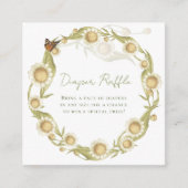 Daisy Baby in Bloom Diaper Raffle Wildflower Informatiekaartje (Voorkant)