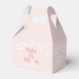 Daisy Baby in Bloom Roze Baby shower Bedankdoosjes